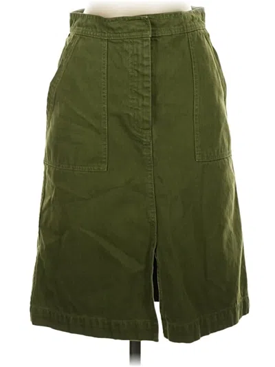 Pre-owned Jcrew Casual Skirt In Green
