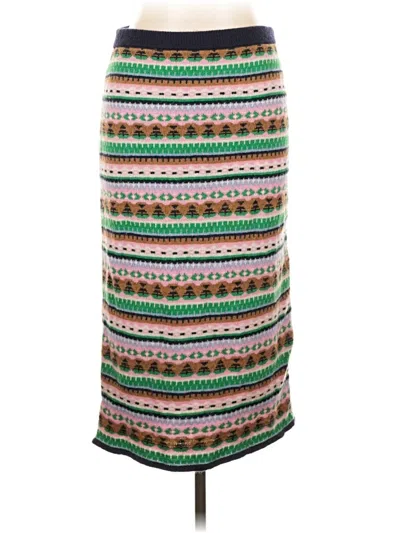 Pre-owned Jcrew Casual Skirt In Green