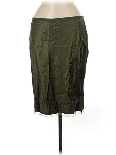 Pre-owned Jcrew Casual Skirt In Green