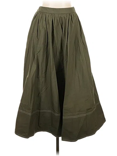 Pre-owned Jcrew Casual Skirt In Green