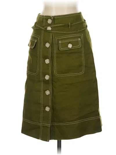 Pre-owned Jcrew Casual Skirt In Green