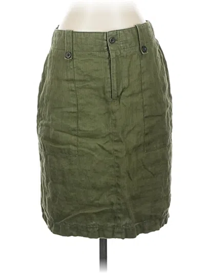 Pre-owned Jcrew Casual Skirt In Green