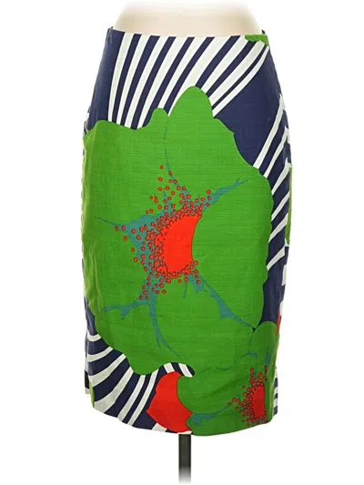 Pre-owned Jcrew Casual Skirt In Green