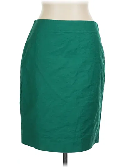 Pre-owned Jcrew Casual Skirt In Green