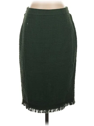 Pre-owned Jcrew Casual Skirt In Green