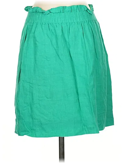 Pre-owned Jcrew Casual Skirt In Green