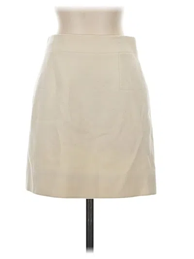 Pre-owned Jcrew Casual Skirt In Ivory