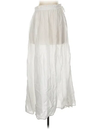 Pre-owned Jcrew Casual Skirt In Ivory
