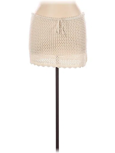 Jcrew Casual Skirt In Ivory