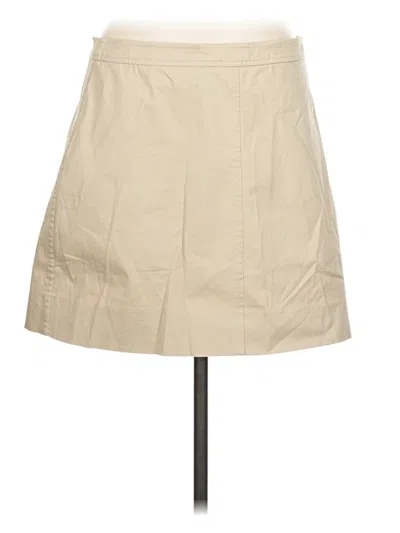 Pre-owned Jcrew Casual Skirt In Ivory
