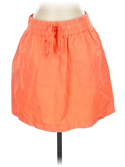 Pre-owned Jcrew Casual Skirt In Orange