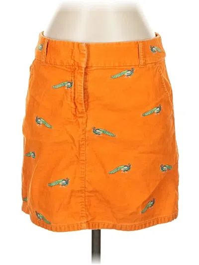 Pre-owned Jcrew Casual Skirt In Orange