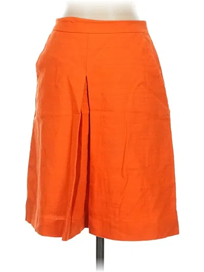 Pre-owned Jcrew Casual Skirt In Orange