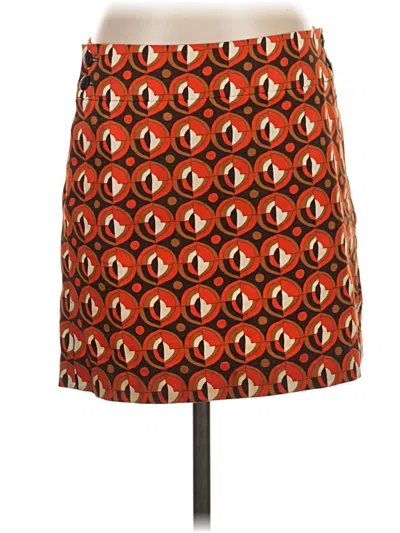 Pre-owned Jcrew Casual Skirt In Orange