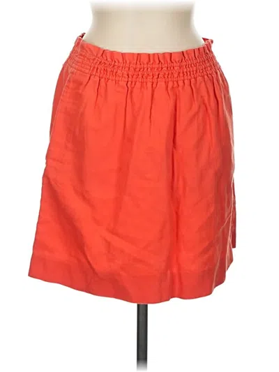 Pre-owned Jcrew Casual Skirt In Orange