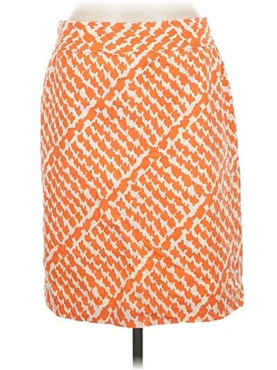 Pre-owned Jcrew Casual Skirt In Orange