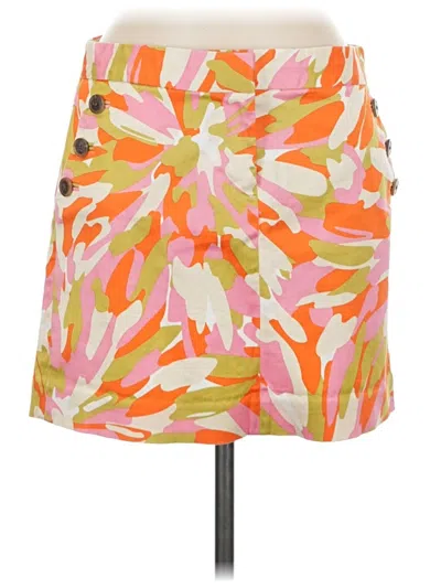 Pre-owned Jcrew Casual Skirt In Orange