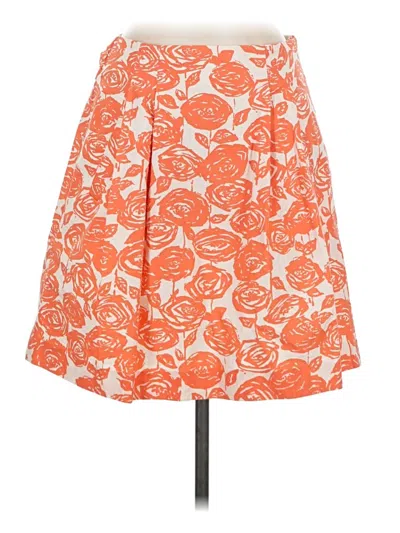 Pre-owned Jcrew Casual Skirt In Orange