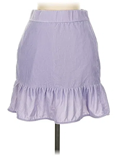 Pre-owned Jcrew Casual Skirt In Purple