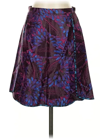 Pre-owned Jcrew Casual Skirt In Purple