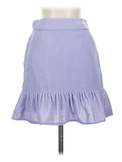 Pre-owned Jcrew Casual Skirt In Purple