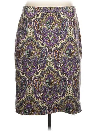 Pre-owned Jcrew Casual Skirt In Purple