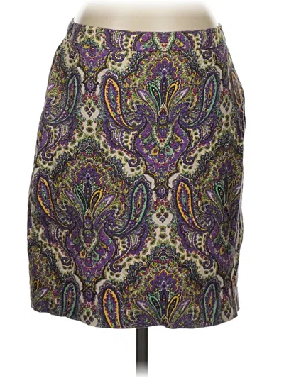 Pre-owned Jcrew Casual Skirt In Purple