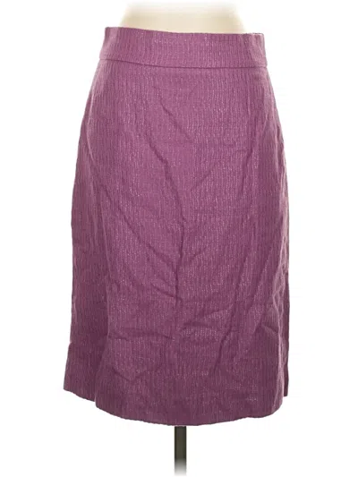 Pre-owned Jcrew Casual Skirt In Purple