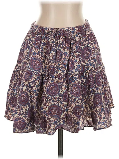 Pre-owned Jcrew Casual Skirt In Purple