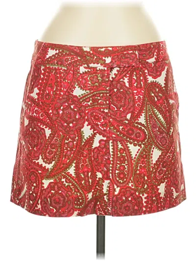 Pre-owned Jcrew Casual Skirt In Red