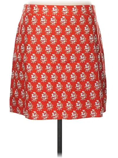 Pre-owned Jcrew Casual Skirt In Red