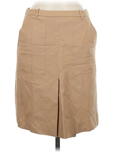 Pre-owned Jcrew Casual Skirt In Tan
