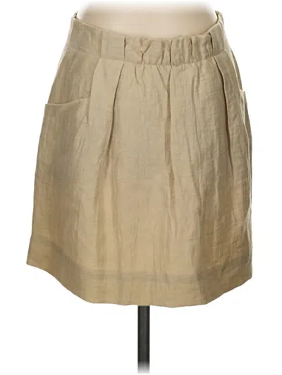 Pre-owned Jcrew Casual Skirt In Tan
