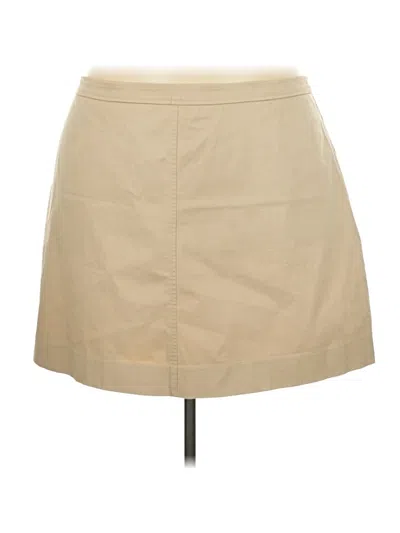 Pre-owned Jcrew Casual Skirt In Tan