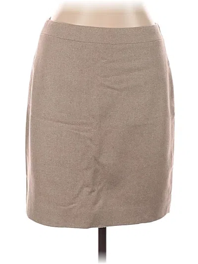 Pre-owned Jcrew Casual Skirt In Tan