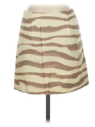 Pre-owned Jcrew Casual Skirt In Tan