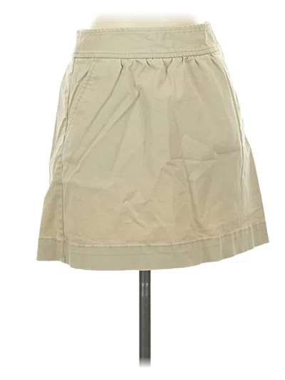 Pre-owned Jcrew Casual Skirt In Tan