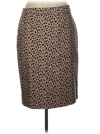 Pre-owned Jcrew Casual Skirt In Tan
