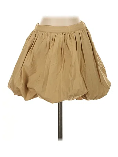 Pre-owned Jcrew Casual Skirt In Tan