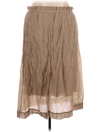 Pre-owned Jcrew Casual Skirt In Tan