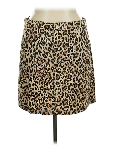 Pre-owned Jcrew Casual Skirt In Tan
