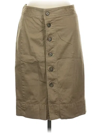Pre-owned Jcrew Casual Skirt In Tan