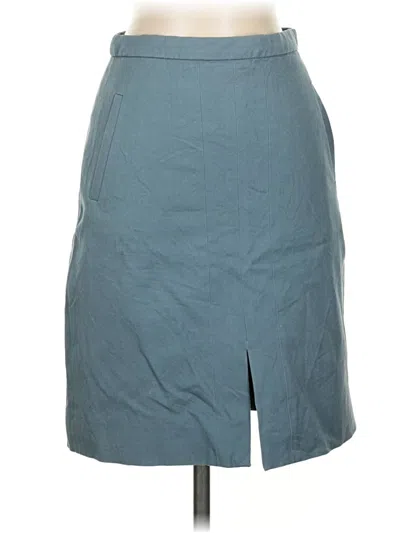 Pre-owned Jcrew Casual Skirt In Teal