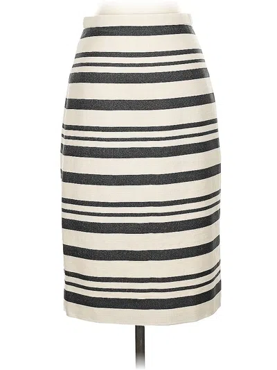 Pre-owned Jcrew Casual Skirt In White