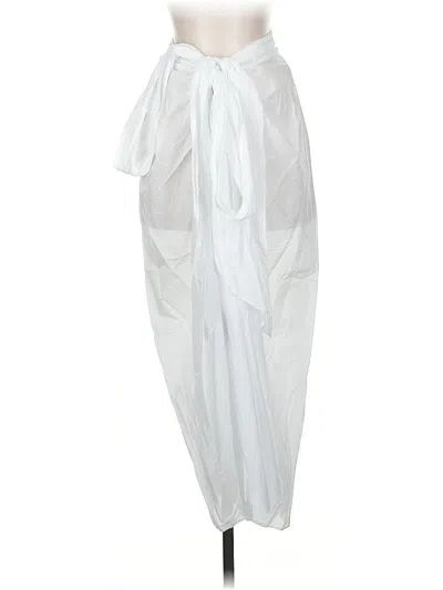 Pre-owned Jcrew Casual Skirt In White