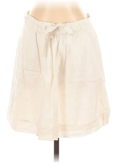 Pre-owned Jcrew Casual Skirt In White