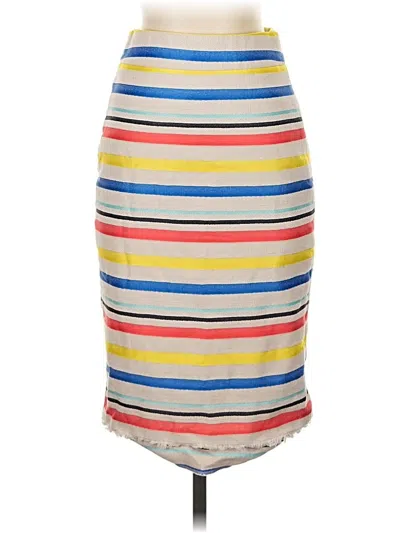 Pre-owned Jcrew Casual Skirt In White