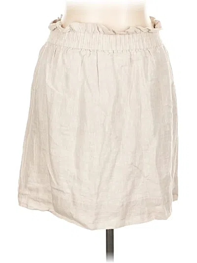 Pre-owned Jcrew Casual Skirt In White