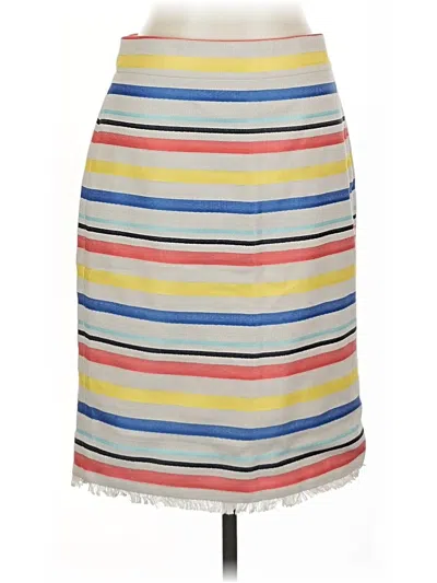 Pre-owned Jcrew Casual Skirt In White