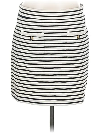 Pre-owned Jcrew Casual Skirt In White